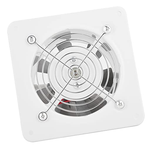 Riuulity Extractor de Cocina de Baño Montado en la Pared de 220 V con Poco Ruido, Ventilación Efectiva, Marco Duradero y Motor de Cobre, Fácil Instalación para el Hogar