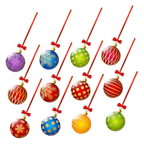 TOYANDONA Imán Navideño Decorativo para Frigorífico y Garaje Bola Magnética Ligera y Adorno para Puerta de Coche y Cocina Festiva