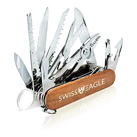 Swiss Eagle Multi-Tool Army Knife - Packs 30 Tools in Your Pocket Cover