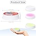 12PCS Fingertip Moistener, 10 G Three-Colour Envelope Moistener, Finger Moisturizer Non-Slip Finger Moistener for Sorting Paper Grip Paper Bills Document Counting Collating Sorting Task