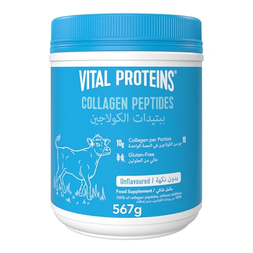 Vital Proteins Collagen Peptides 567 g Unflavoured Bovine-Sourced Food Supplement Powder