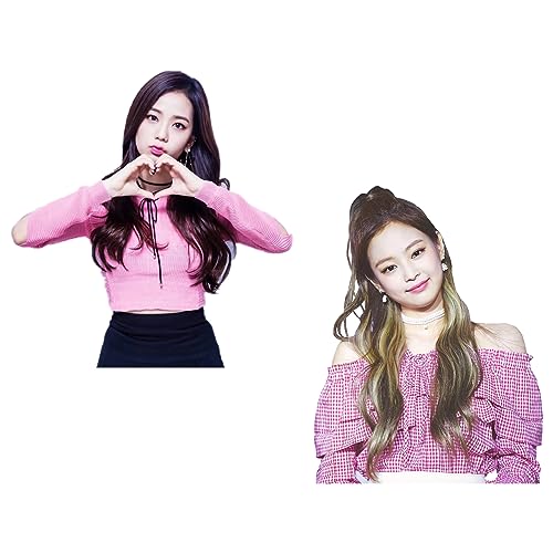 Image of PRETTY UR PARTY Blackpink Theme Paper Cutouts for Birthday Parties, K-Pop Supplies decor, Pop Birthday Decoration, Cutouts for Parties, Rooms -Multicolour (10 pcs)
