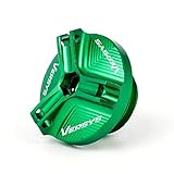 Für Kawasaki Versys 650 1000 1000SE Versys1000 SE Versys650 2022 2021 Zubehör Motorrad Aluminium Motorstecker Öleinfülldeckel (Farbe : Grün)