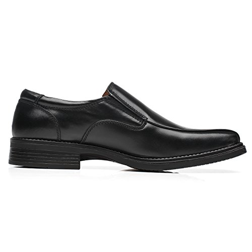 Image of Brown Leather Slip-On Loafers for Men by La Milano