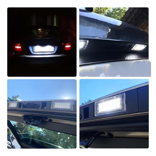 Luz LED para placa matrícula blanca con acabado preciso para modelos X5 y X3 6
