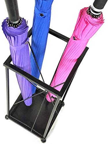 Support de parapluie pour hall et entrée de maison avec bac récupérateur d'eau - 5
