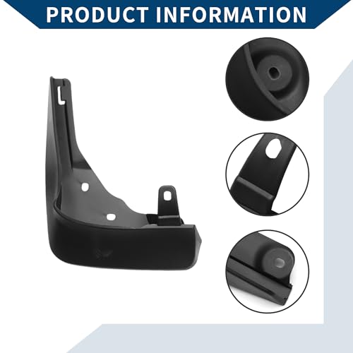 Image of Mud Flaps Splash Guards W /Mount Accessories for Mercedes-Benz E-Class 2024 Front and Rear Mud Guards 1 Set