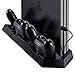Imagen de OSTENT Soporte Vertical del concentrador del USB del Fan de enfriamiento del Cargador del regulador Dual para la Consola de Sony PS4
