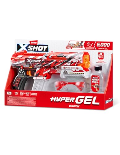 X-Shot Hyper Gel Clutch Blaster à rechargement manuel avec 5000 munitions - 2