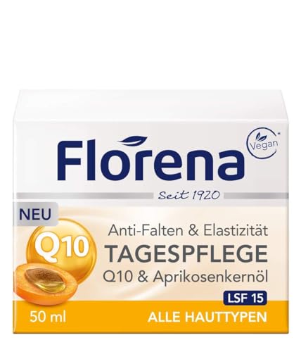 Florena Anti Falten Tagescreme Q10, 1er Pack (1 x 50 ml)
