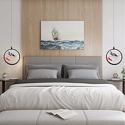 Lampe d'agate concise pour chambre et bar à manger chic suspension LED