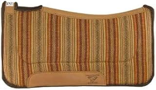 Diamond Wool Contoured Felt Ranch Western Saddle Pad for Horses 30x30-1/2
