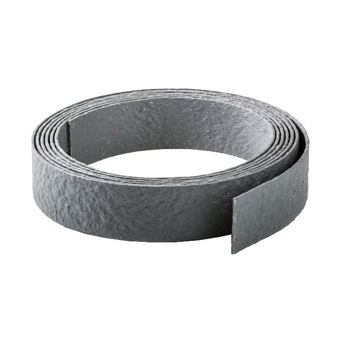 Bordura per Aiuola Plastica Riciclata Grigia 14 cm - Rotolo 10 metri