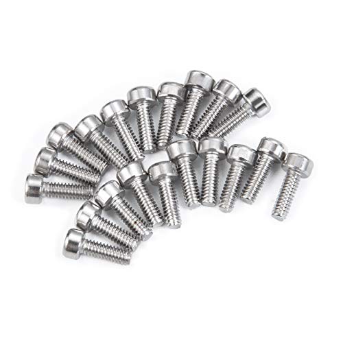 RCLions 20pcs M3X6 M3 Screws for 1.9/2.2 inch Beadlock Wheels Rims 1/10 RC Crawler Car SCX10,TRX4