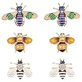 Matériau Durable : Les Broches Animalières En Métal Sont Fabriquées En Alliage De Haute Qualité, Émail Et Strass, Résistants À La Déformation, Ce Qui En Fait Un Matériau Idéal Pour Les Accessoires Vestimentaires