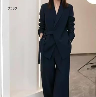 les muse セットアップ パンツ 大きいサイズ ブラック 17号 fleur by mint breeze パンツ 「L〜5L 大きいサイズ
