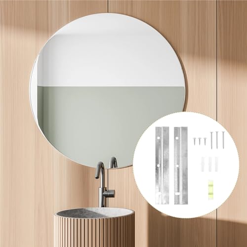 Image of Cleat Picture Hanger 6 Pcs Wall Hanging Photo Frame Interlocking Bracket Kits Clothes Racks Clothing Hardwares for Mirrors Iron Cleat