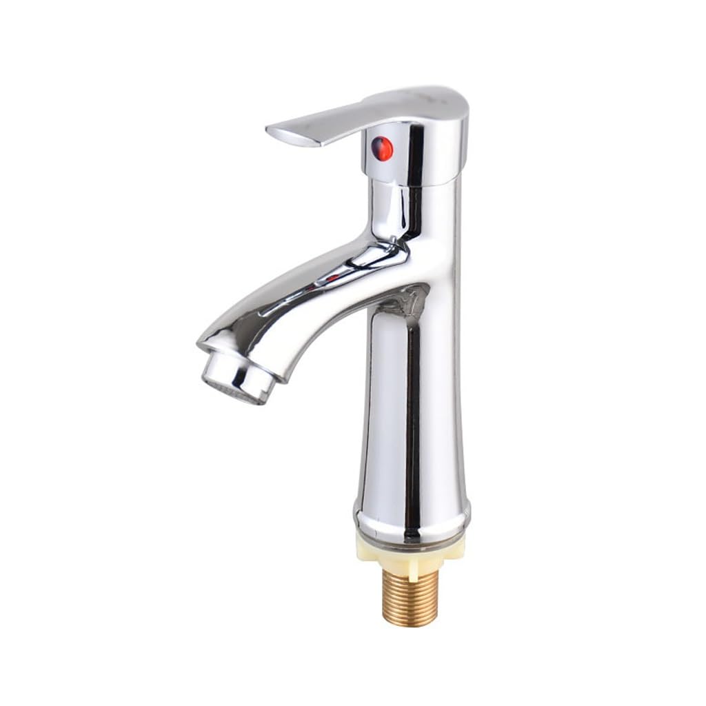 Robinet de lavabo monotrou à eau froide pour vasque de salle de bain domestique