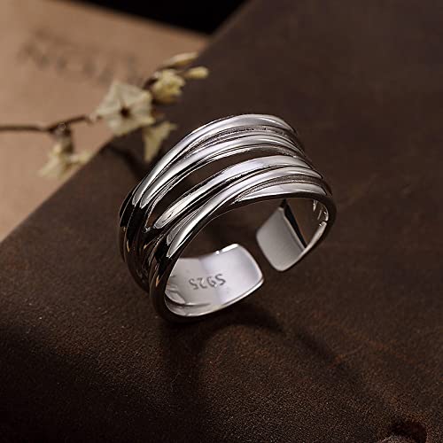 Bague ajustable femme argent S925 pour sublimer votre look rétro