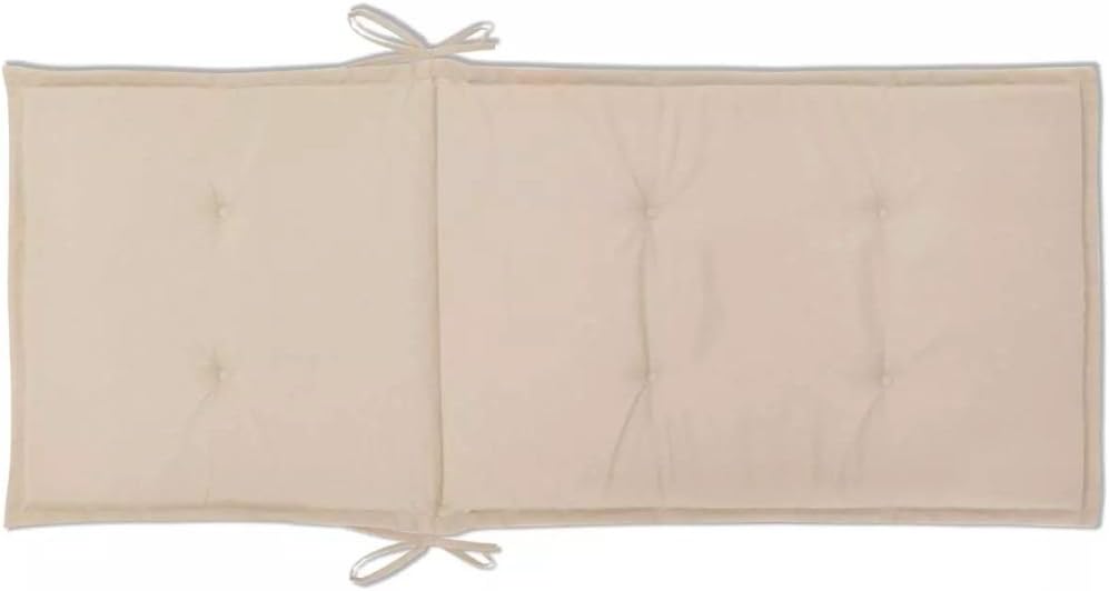 Tidyard Garden Chair Cushions, Set of 4 High Back Patio Furniture Replacement Cushions, Fabric Indoor Outdoor Seating Cushion 47.2 x 19.7 x 1.2 Inches (L x W x T)