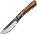 Sawmill Skinner, 3 1/4in. high carbon stainless blade, Brown pakkawood handle