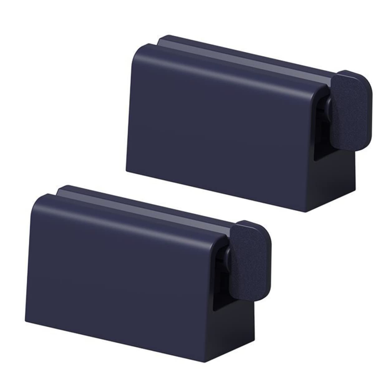 KOMBIUDA Wall-Mounted Toothpaste Dispenser 2pcs/kit Sturdy Corner Easy Install No Punch Needed