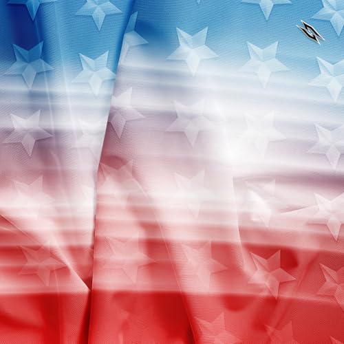 Image of Patriotic USA Golf Polo Shirt - Men's Performance Short Sleeve Moisture Quick Dry Fit Athletic Veteran UPF Stretch Casual Fun