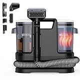 Lubluelu Nasssauger Polsterreiniger Gerät 18 kPa, 1400 W, Teppichreiniger Waschsauger mit 10 Sek. Schnellheizung auf 35–60 °C und Selbstreinigung, tragbarer Teppichreiniger für Teppiche, Auto & Sofas