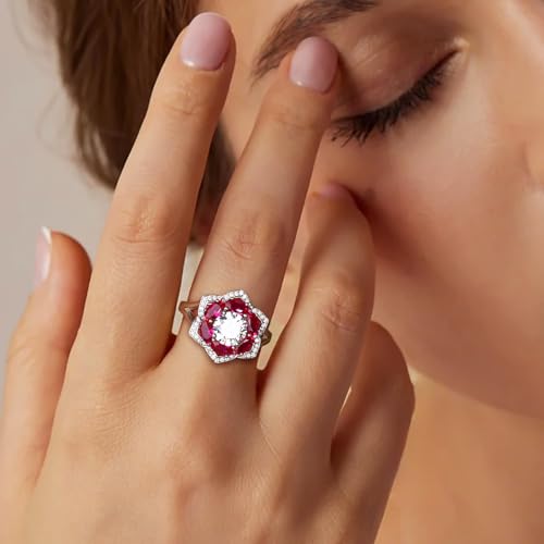 Bague trèfle porte-bonheur en argent, déclaration d'amour - 2