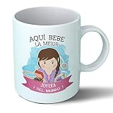 Tazas de oficios para desayuno; leche, café, té o lo que desees, totalmente lavables en lavavajillas y aptas para microondas.