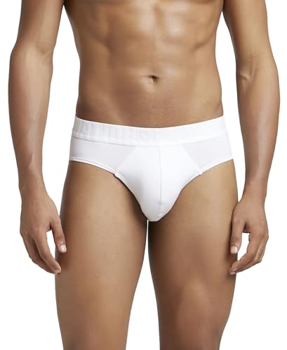 Image of Jockey IC31 Men's Supima Cotton Elastane Stretch Solid Brief with Ultrasoft Waistband