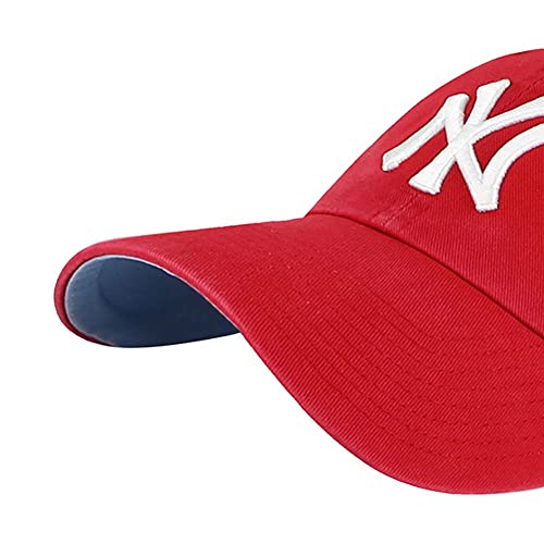 Gorra baseball '47 New York Yankees roja con visera azul miniatura 2