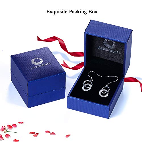 J.Endéar - Orecchini a perno con lettera A-Z, in