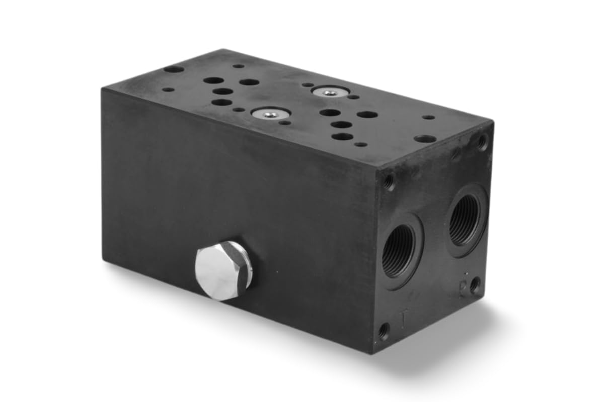 Hydraulik Ventilblock ES 10-06-12-02-0-0 (A, B seitlich, P,T vorne und hinten) | Hydraulik-Anschlussblock