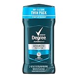 Degree Adrenaline Series Anti-Perspirant and Deodorant Invisible Solid for Men, Cool Rush, 2.7 Ounce