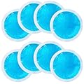 Hot & Cold Gel Packs for Pain Relief 8PCS Reusable Blue Cold Pack Ice Packs with Cloth Backing for Swelling, Bruises, Injuries, Surgery, Toothache (8 Pack)
