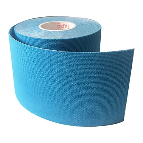 KucheHaushalt 10pcs Cotton Elastic Sports Tape Kinesiology Taping Exercise Muscle Protector Women DIY Breast Lift Tape Waterproof Bandage (Color : Sky Blue, Size : 10cmx5m) Cover