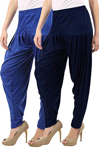 Image of Buy That Trendz Womens Patiala Pants Cotton Viscose Patiyala Salwar Harem Bottoms Pants