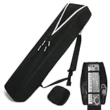 GETTOONE 88-Key Keyboard Case for Digital Pianos (58') - Padded Water-Resistant Hardcase Alternative with Adjustable Shoulder Strap & Reflective Strips