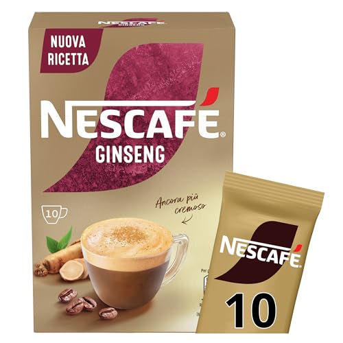 Nescafe Ginseng Coffee Instant 10 Ct. Made in Italy