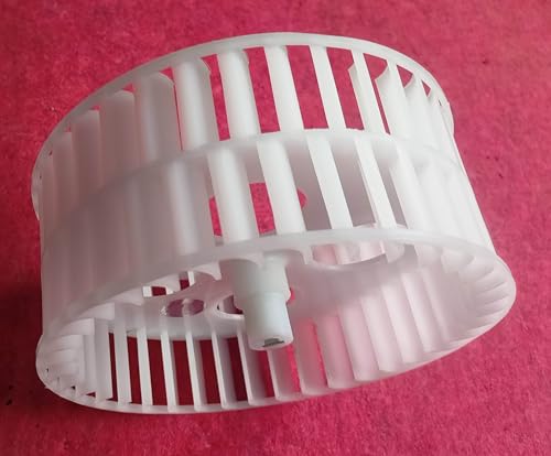 Image of Blower for Tower Fan Length:3.5 inch Round with:8 inch White Colour Hole Dia:10mm