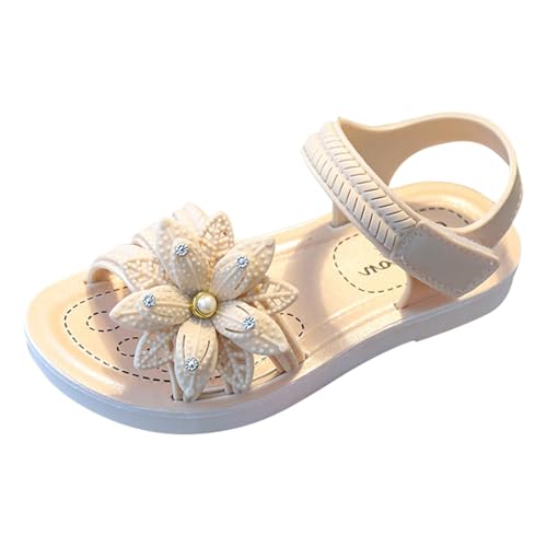 Sandale Fille 29 Sandales Été Beige Confortable Chaussure De Plage Orthopédiques Cuir Élégant Et Nu Pieds Hallux Valgus Chaussures Douces Respirantes...