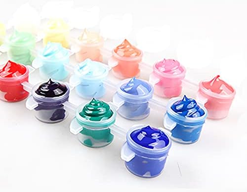 Miniatura 4 de Essenburg Kit de pintura por números, pareja desnuda, 16 x 20 pulgadas, pintura al óleo digital acrílica por números para adultos, 4 piezas de