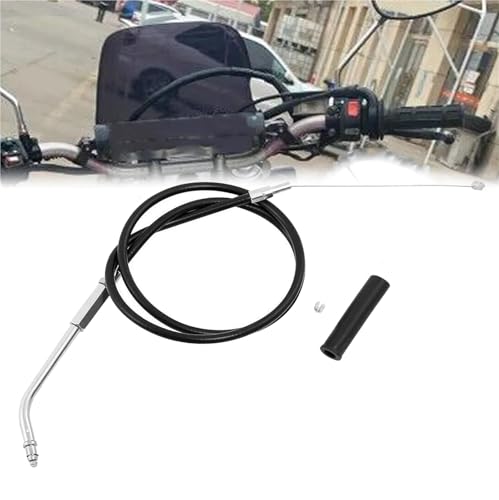 Câble d'accélérateur pour Sportster 1200 et 883 XLH gaine vinyle noir souple 1996-2003