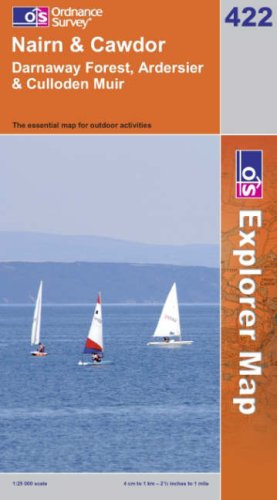 OS Explorer map 422 : Nairn & Cawdor