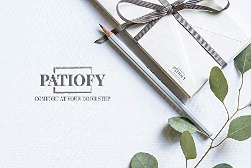 Patiofy Swing/Swing For Adults And Kids/Unjal For Home Adults Wooden/Jhula For Adults Balcony/Hichko Jhula Home/Swing For Living Room With 3Ft Long Hanging Chain With 2 S'Hooks White Jhoola