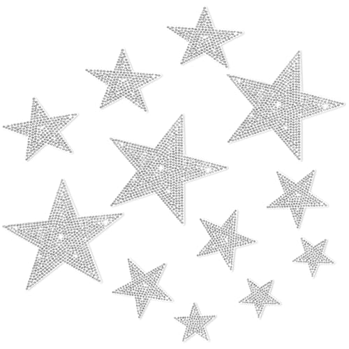 Grevosea Rhinestone Star Patches