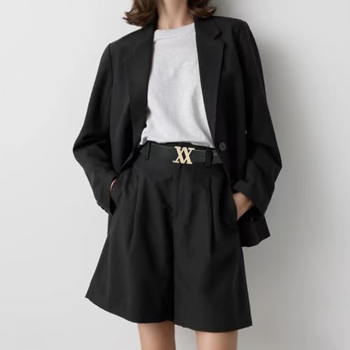 Women Belts for Jeans Pants Design Gold Buckle Ladies Dress Belt Leather Waist Belts