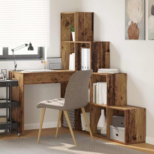 Bureau d'angle gain de place avec rangement pour optimiser votre espace de télétravail - 2