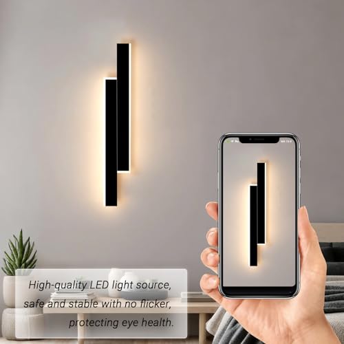 Aplique pared interior LED 15W regulable de 60cm con mando a distancia 4